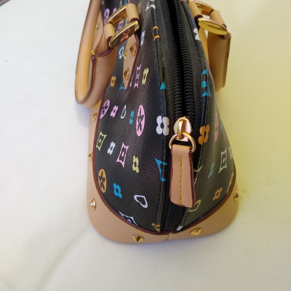 LV Style monogram multi color handbag NEW - Picture 10 of 13